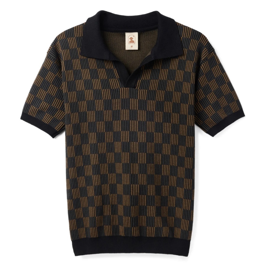 Dandy Del Mar Sebastian Knit Pattern SS Polo XL